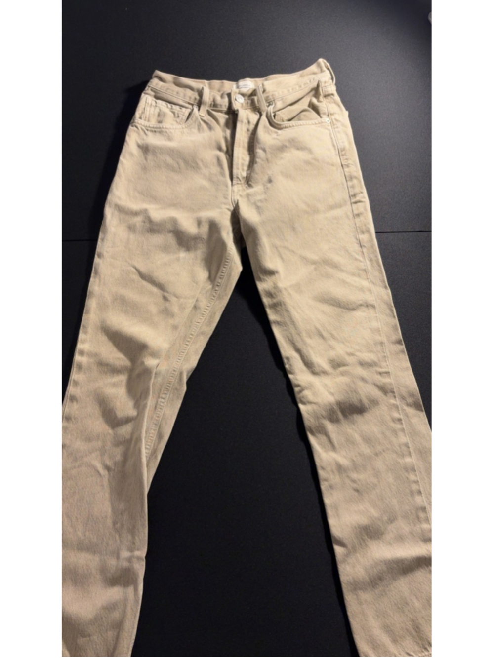 Citizens of Humanity Sand Tan Button Up Jeans Size 25